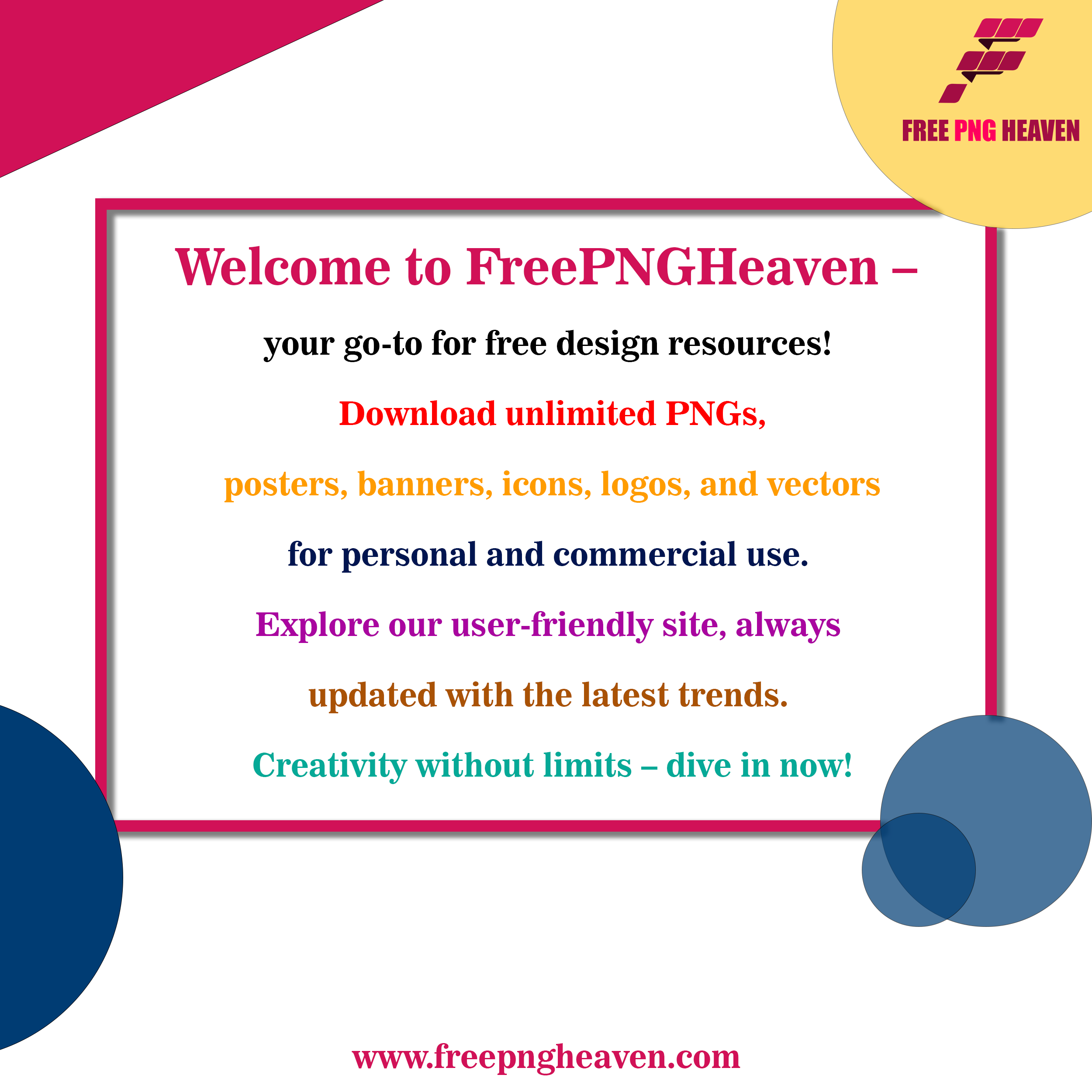 Discover FreePNGHeaven: Your Go-To Place for Free Design Stuff!